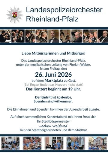 Konzert mit dem Landespolizeiorchester
