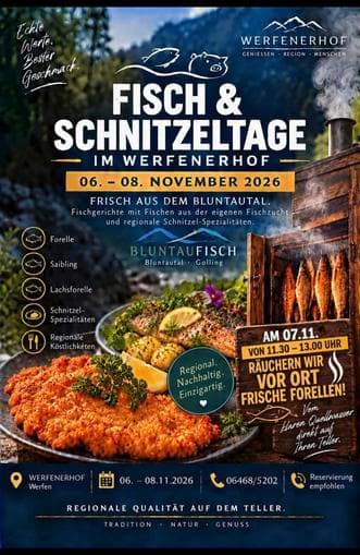 Schnitzel- und Fischtage im Gasthof Werfenerhof