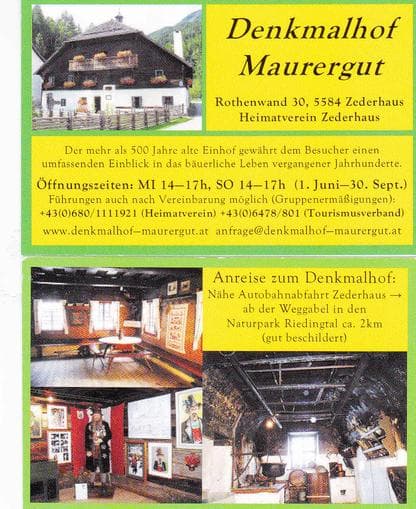 Museumsführung Denkmalhof Maurerhaus