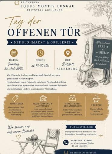 Open Day with Flea Market and Barbecue