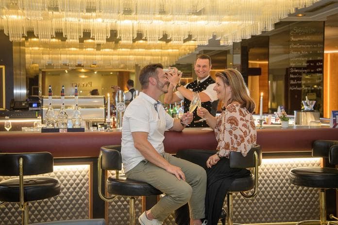 Live-Musik an der Hotelbar Palace