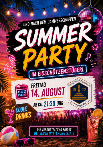 Summer Party at the Eisschützenstüberl