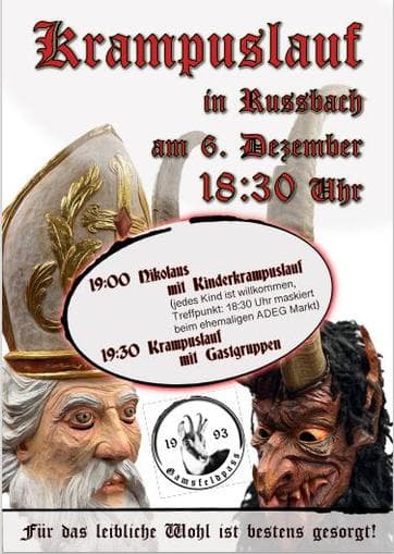 Krampuslauf der Gamsfeldpass Russbach