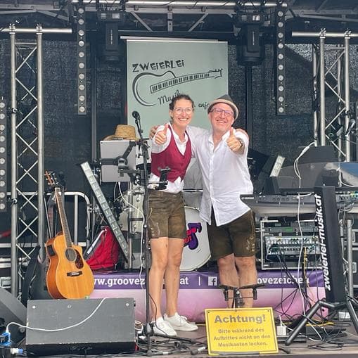 Musik am Marktplatz mit "Zweierlei-Musi"