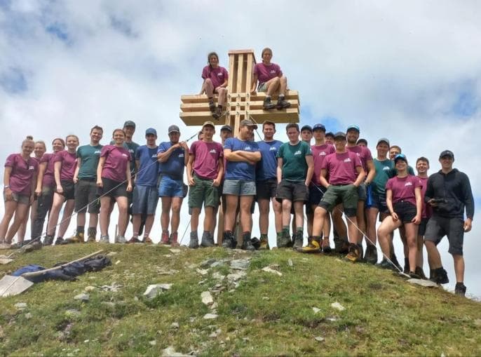 Einweihung Gipfelkreuz am Manlitzkarkogel