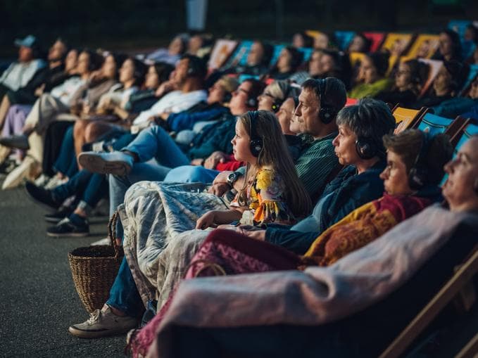 Silent Cinema beim Kraftwerk Hauptstufe in Kaprun