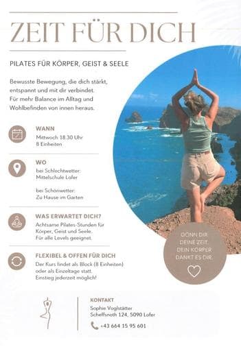 Pilates für Körper, Geist & Seele