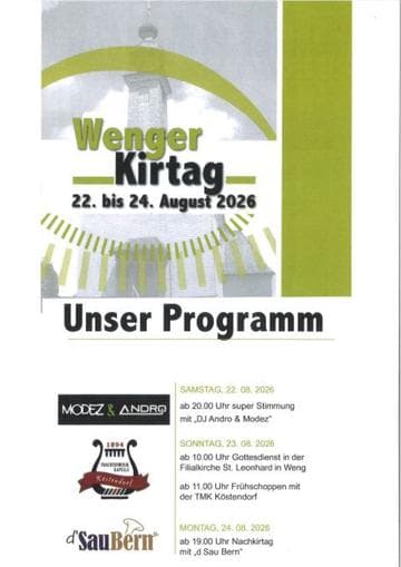 Wenger Kirtag