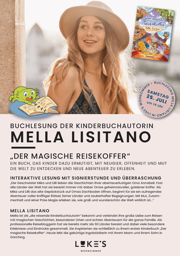 Buchlesung „Der magische Reisekoffer“