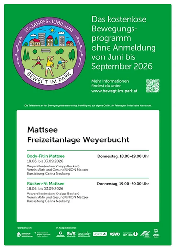 Bewegt im Park "Body-Fit" in Mattsee