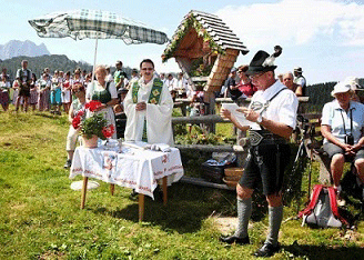 Almmesse der D'Stoaberger Lofer
