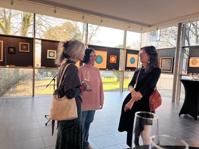 SCHRIFTbilder von Heidrun Edelsbacher - Ausstellung in der Stiegenhausgalerie