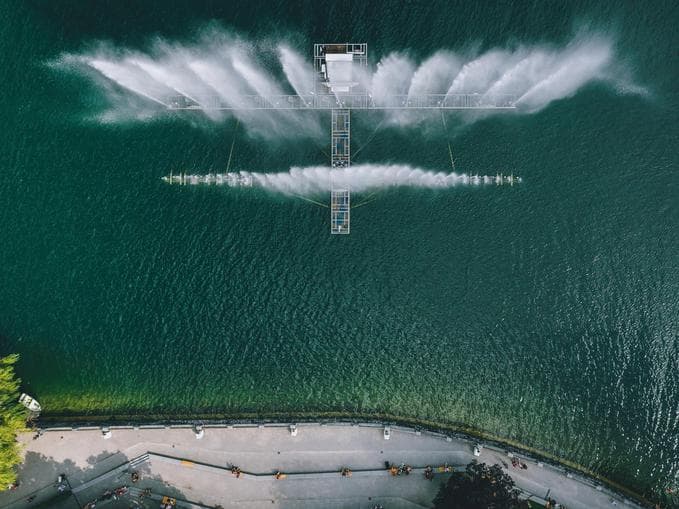 Wassershow Zeller Seezauber