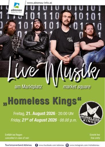 Music at the Market Square with "Homeless Kings"