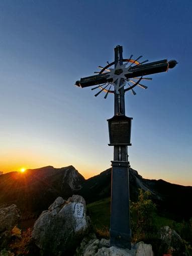 Sonnenuntergangswanderung auf das Peitingköpfl