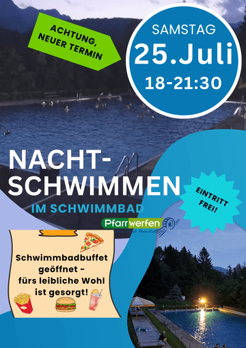Nachtschwimmen - NEUER TERMIN!