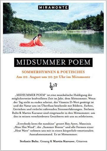 Miramonte Midsummer Poem