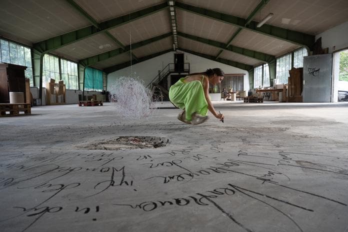 SCHRIFTbilder von Heidrun Edelsbacher - Ausstellung in der Stiegenhausgalerie