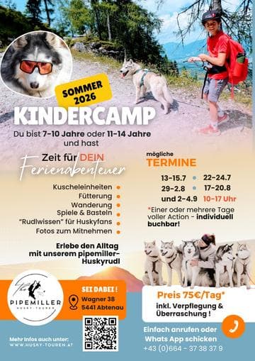 Kindercamp Sommer 2026