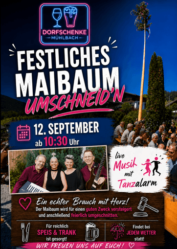 Festliches Maibaum Umschneid'n