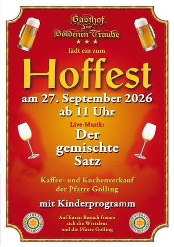 Hoffest vom Gasthof "Goldene Traube"