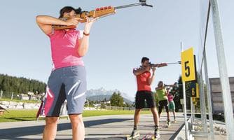 Sommer Erlebnisse - Arena365 & Biathlon-Probeschießen