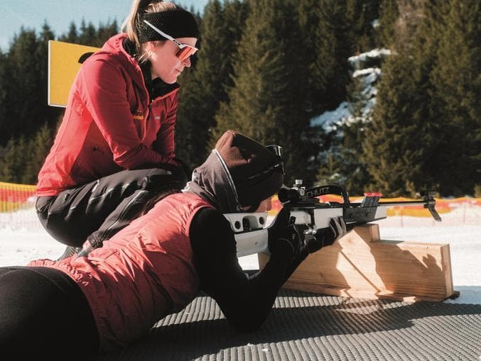 Winter Erlebnisse - Biathlon-Probeschiessen in Leutasch