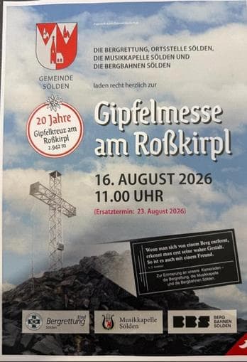 Gipfelmesse Roßkirpl