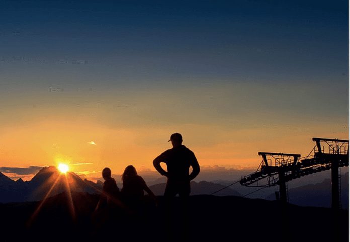 Sonnenaufgangsfrühstück auf der Gamskogelhütte
