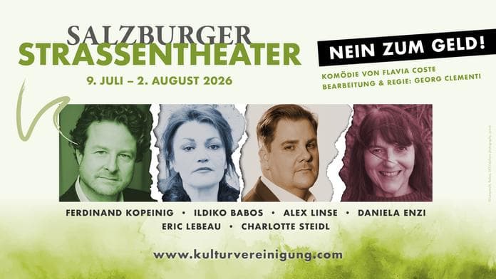 Kultursommer: Salzburger Straßentheater "Nein zum Geld!