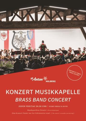 Platzkonzert der Musikkapelle Flirsch