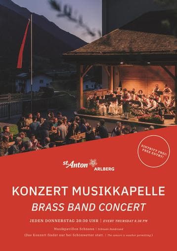 Platzkonzert der Musikkapelle Schnann