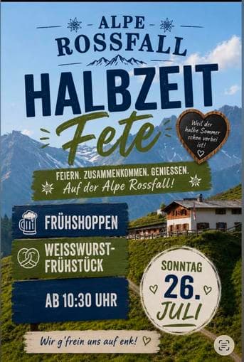 Alpe Rossfall Half-Time Party