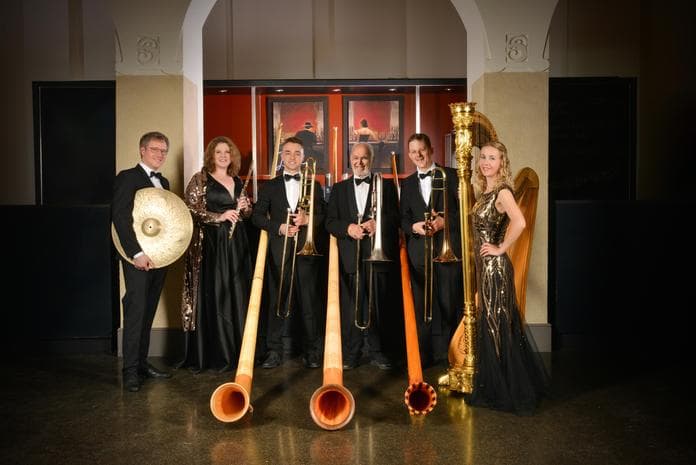 Musiksommer Neustift: Konzert f.Posaunen, Alphörner, Harfe, Flöte und Schlagwerk