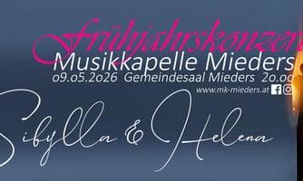 ühjahrskonzert der Musikkapelle Mieders
