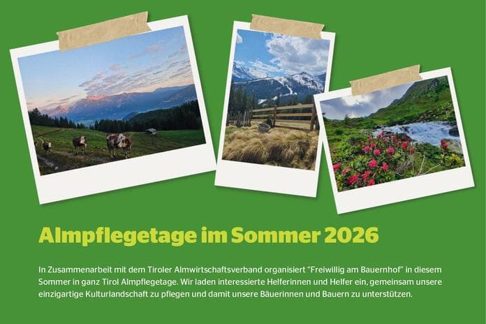 Almpflegetag Sommer 2026