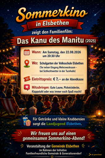 Sommerkino "Das Kanu des Manitu"