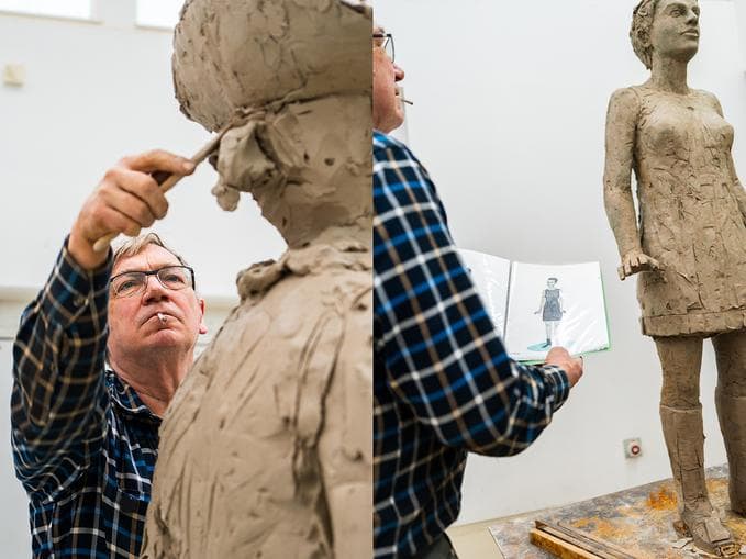 Am Residenzplatz - Stephan Balkenhol: Là ci darem la mano