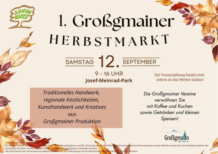 1. Großgmainer Herbstmarkt