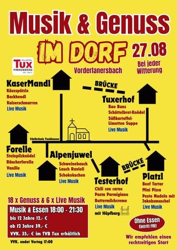 Musik & Genuss im Dorf