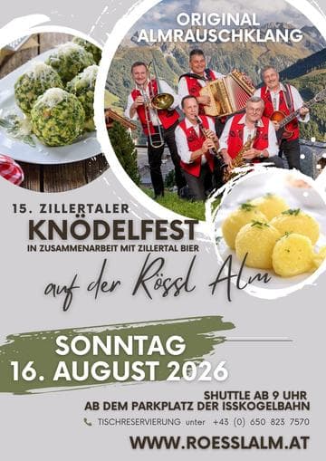 15. Zillertaler Knödelfest