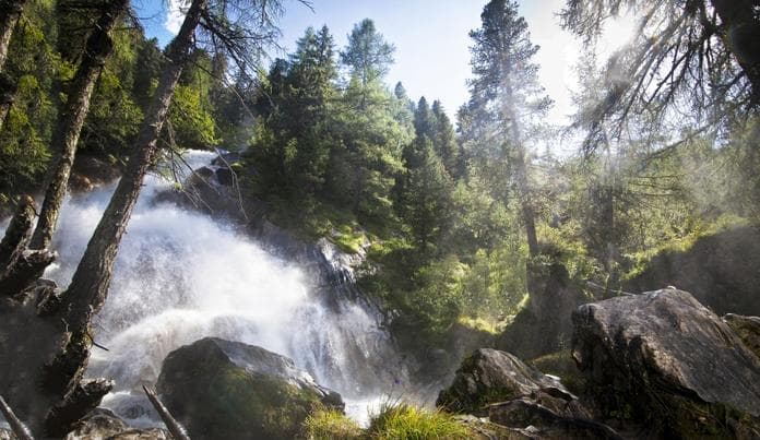 Unterwegs am Wasserfallweg in Tux