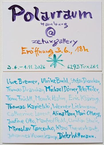Ausstellung "Polarraum Hamburg" in der Ze Tux Gallery