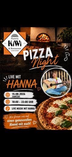 Live Musik in der Pizzeria KIWI