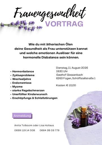 Vortrag Frauengesundheit