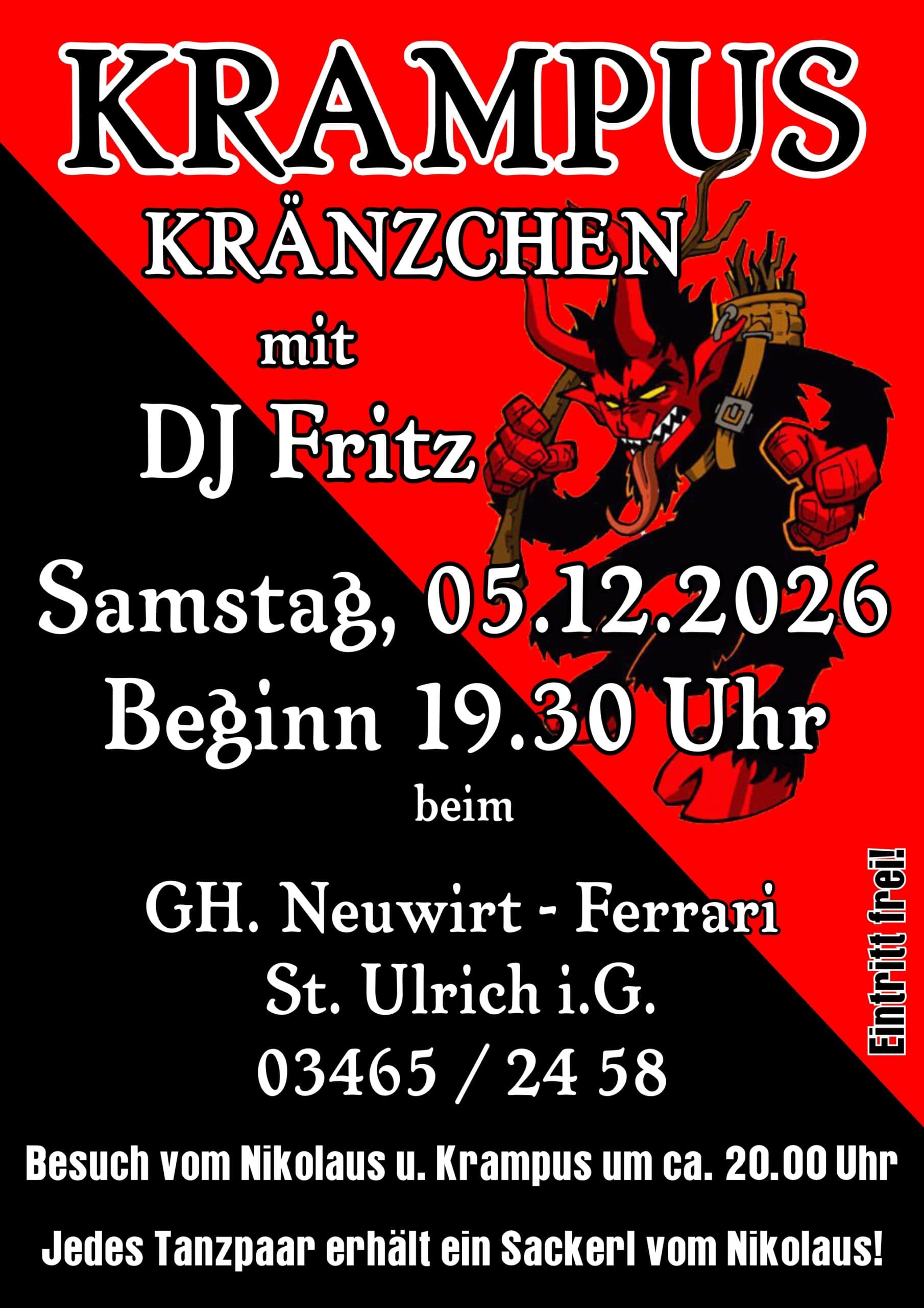 Krampskränzchen mit DJ Fritz