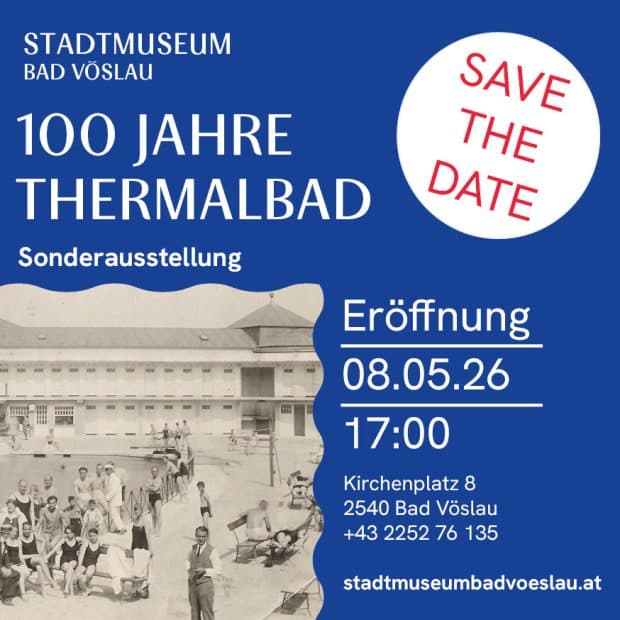 Freitag
Eröffnung der Sonderausstellung 2026