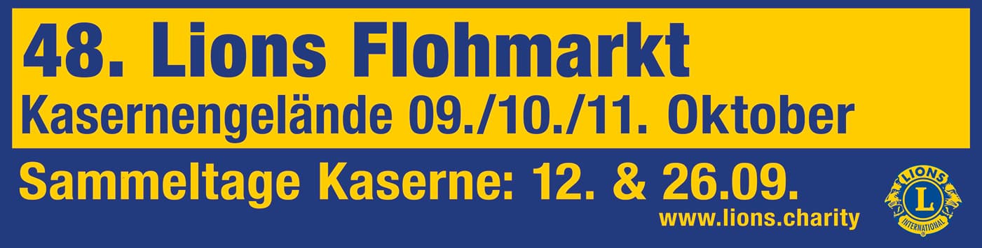 48. Lions Flohmarkt Klosterneuburg in 3400 Klosterneuburg