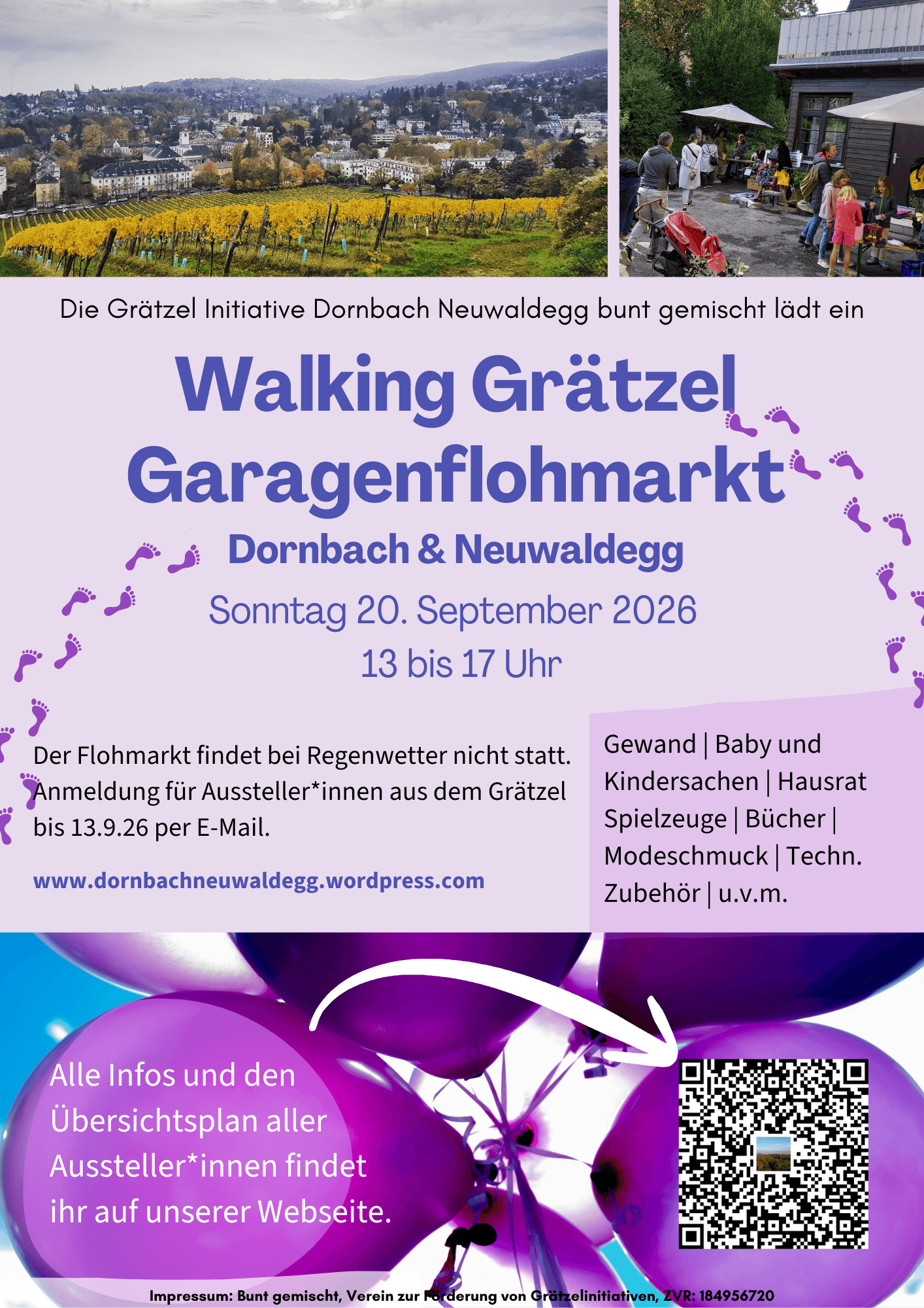 6. Walking Grätzel Flohmarkt in 1170 Wien