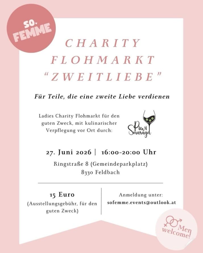 Charity Flohmarkt in 8330 Feldbach